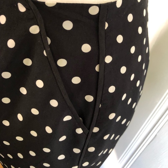 Forever 21 black and white polka dot mini skirt - Picture 3 of 6
